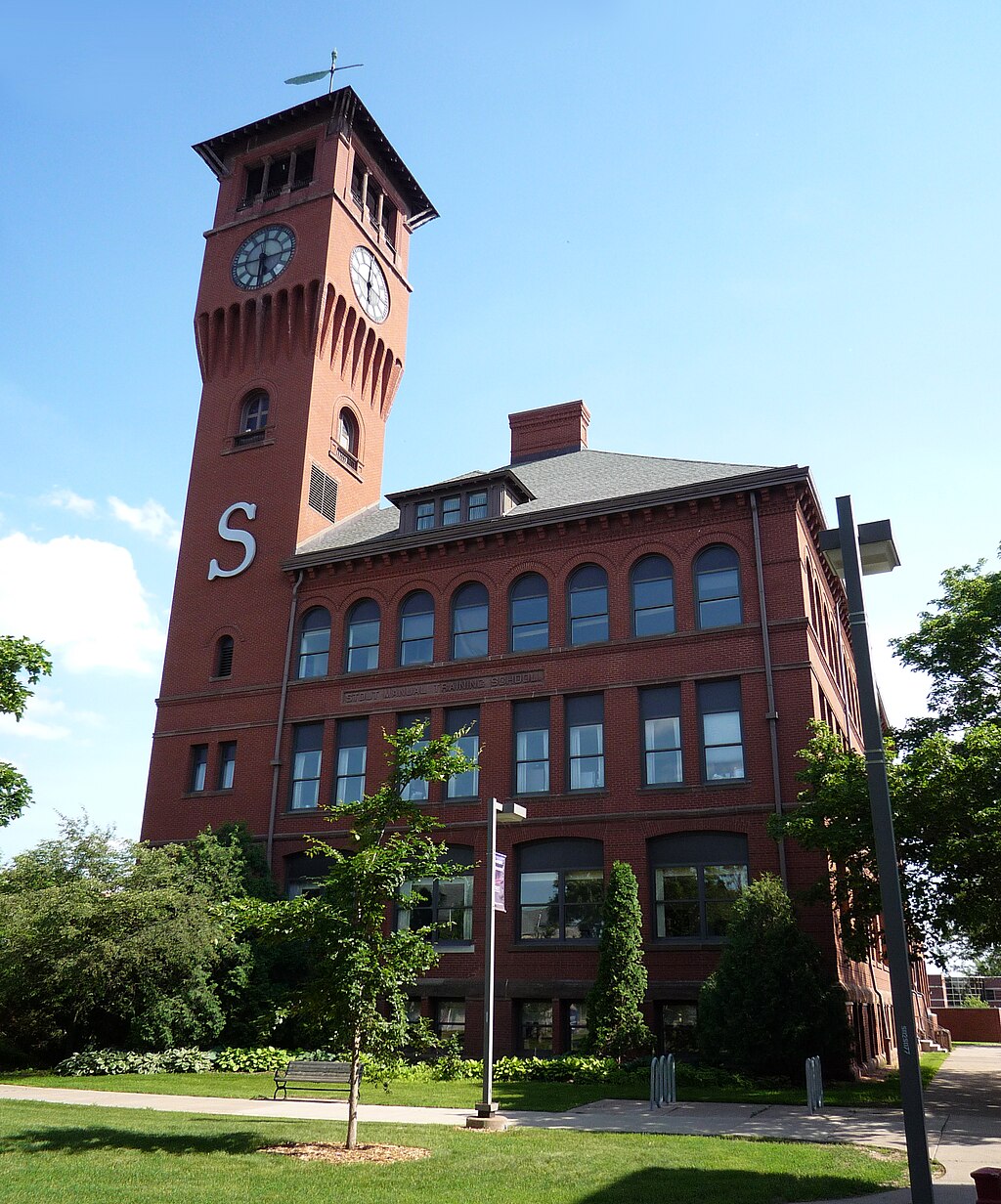 Bowman Hall at University of Wisconsin-Stout, the main administrative building