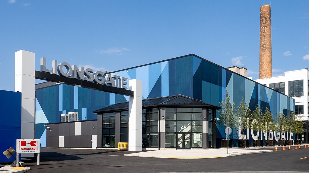 Lionsgate Studios facility exterior with signage
