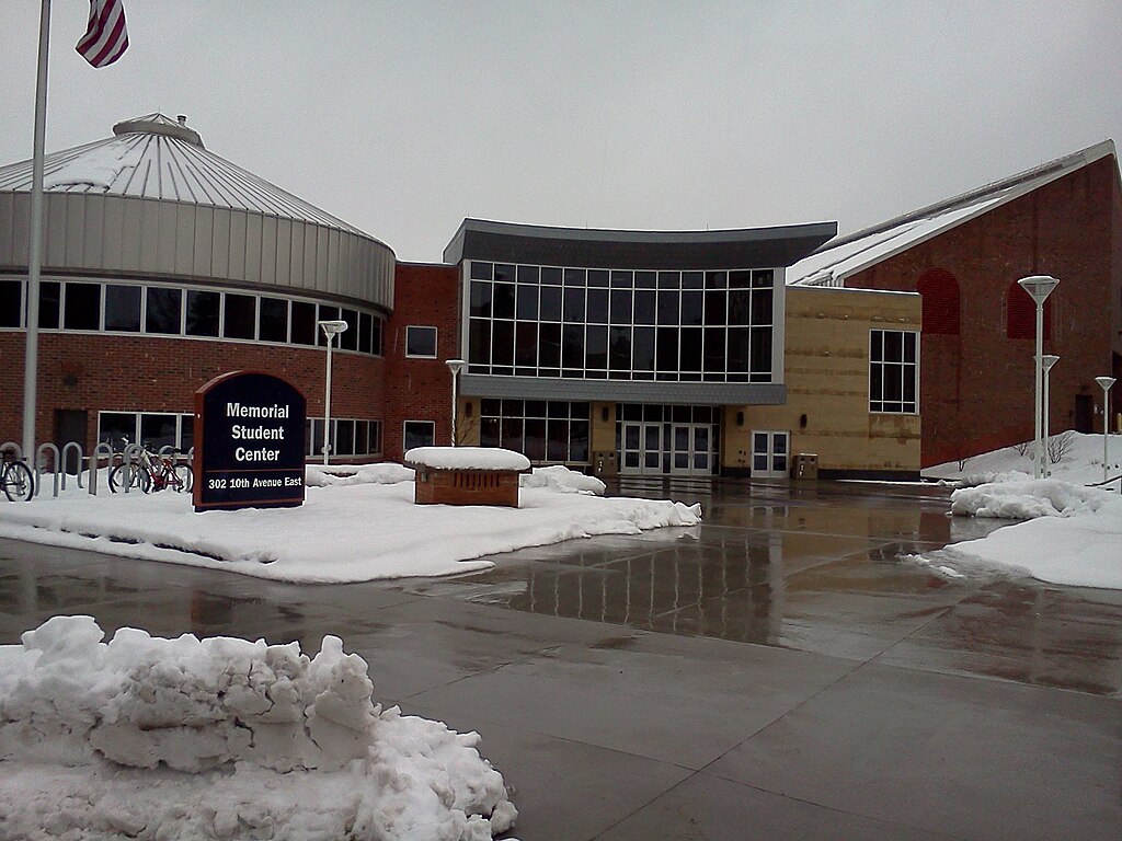 Memorial Student Center at University of Wisconsin-Stout, student gathering space