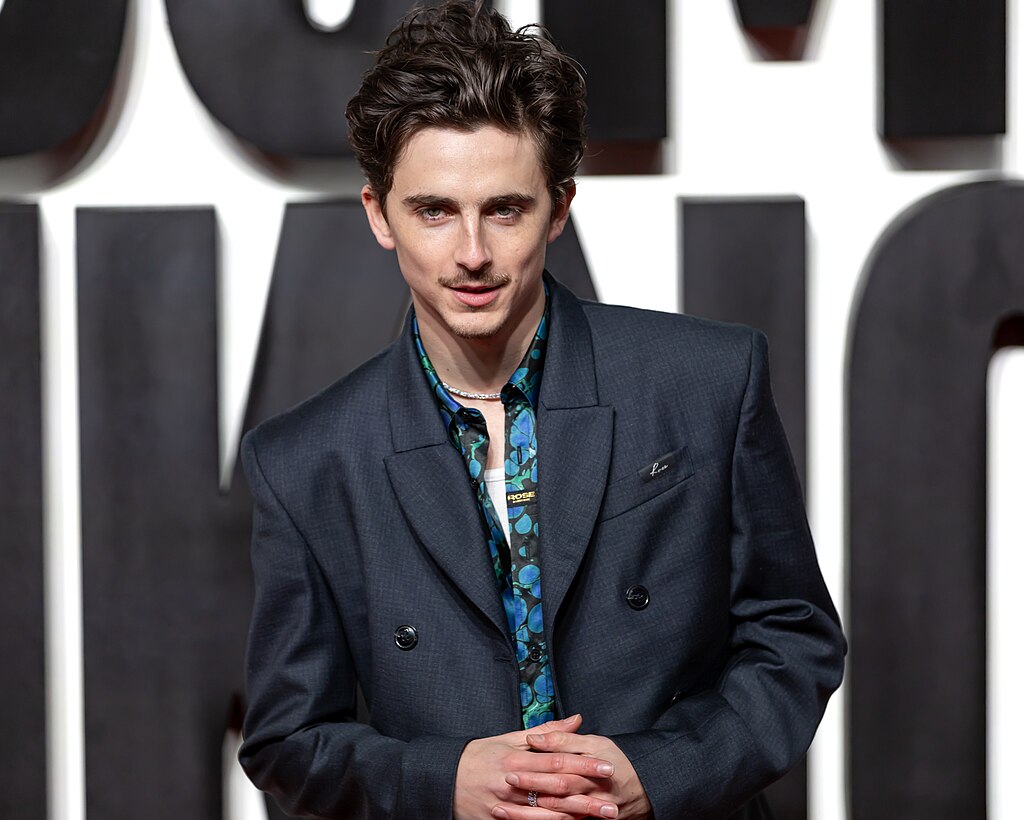 Timothée Chalamet at a public event in 2025