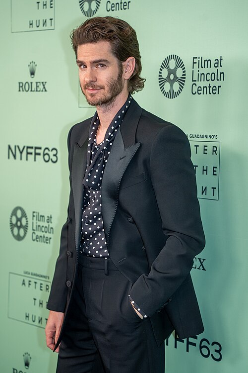Andrew Garfield photographed at a film premiere in 2025