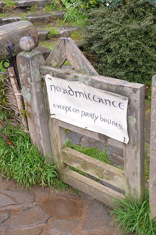 The Bag End set at Hobbiton Movie Set in Matamata, New Zealand, where the Lord of the Rings films were shot