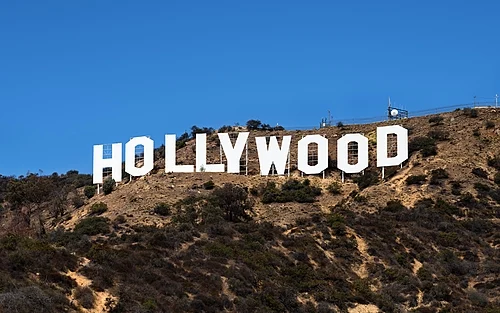 The Hollywood sign in Los Angeles