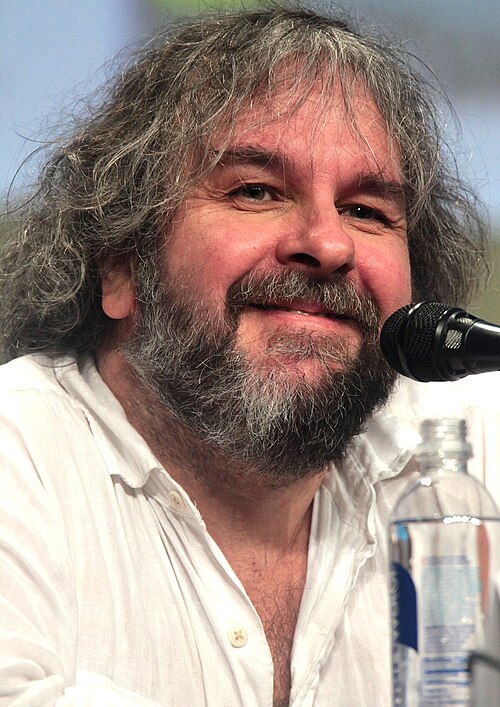 Peter Jackson, director of Lord of the Rings, at a public event