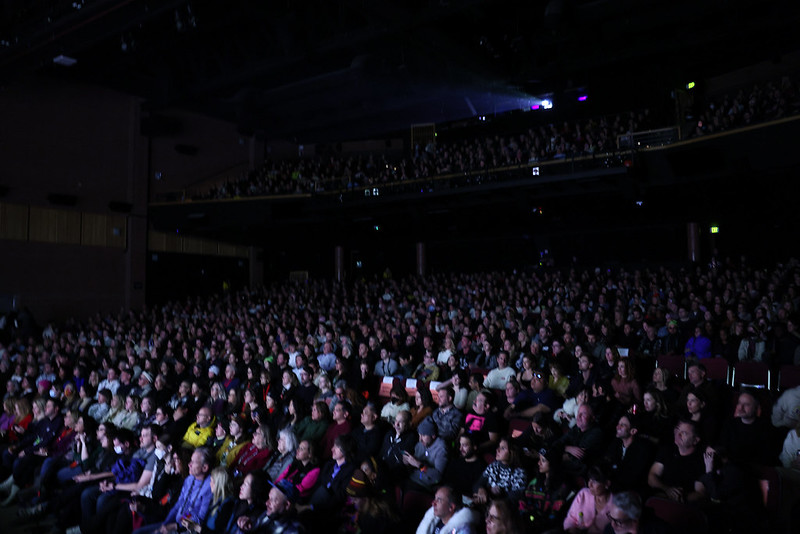 Audience members seated at Sundance Film Festival 2026 watching panel presentation