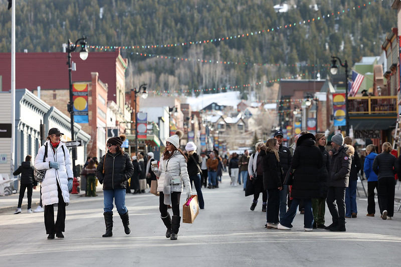 Main Street view at Park City during Sundance Film Festival 2026