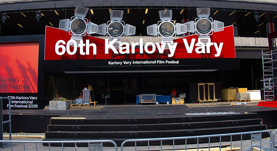 Entrance installation at the 60th Karlovy Vary International Film Festival in the Czech Republic