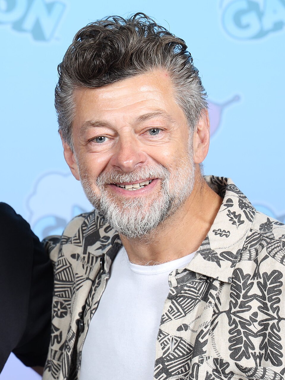 Andy Serkis at GalaxyCon Austin 2023, director and performer behind Gollum and cofounder of Imaginarium Studios