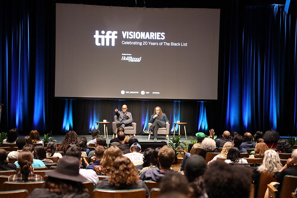 TIFF CEO Cameron Bailey and Franklin Leonard at the 2024 Toronto International Film Festival