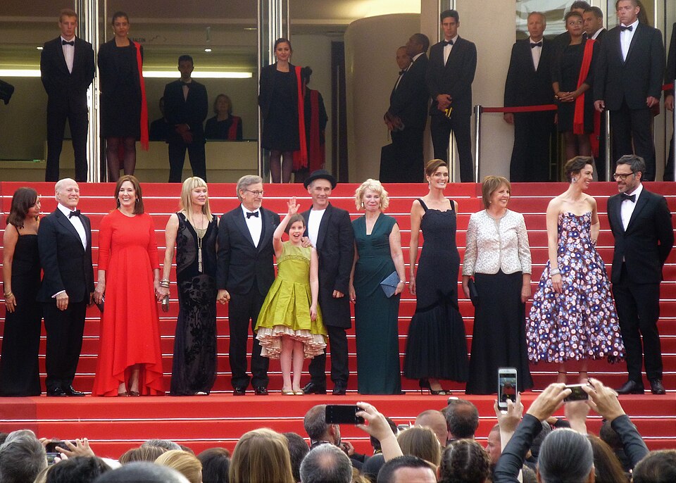 Kathleen Kennedy at the Cannes Film Festival on the red carpet