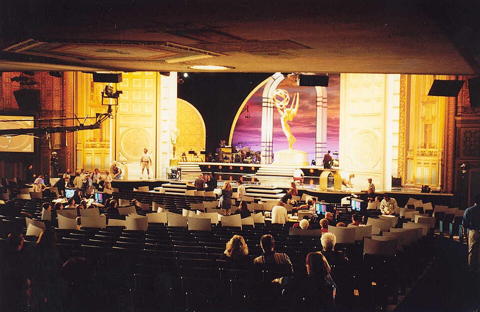 Emmy Awards ceremony in 1997 at the Pasadena Civic Auditorium