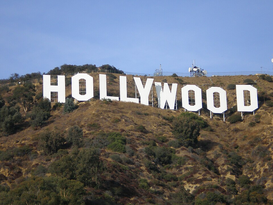 The Hollywood sign in Los Angeles