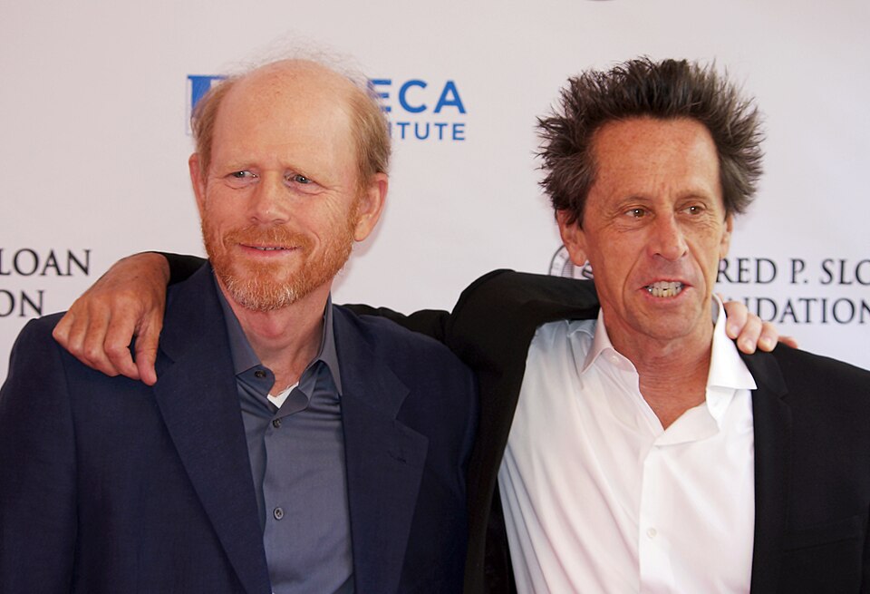 Ron Howard and Brian Grazer at a public event in 2011