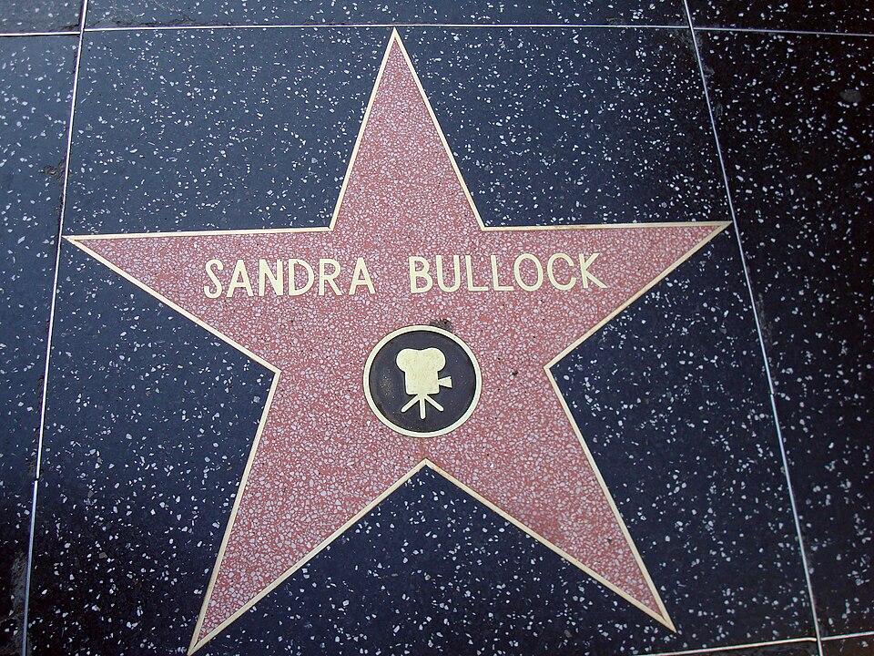 Sandra Bullock's star on the Hollywood Walk of Fame