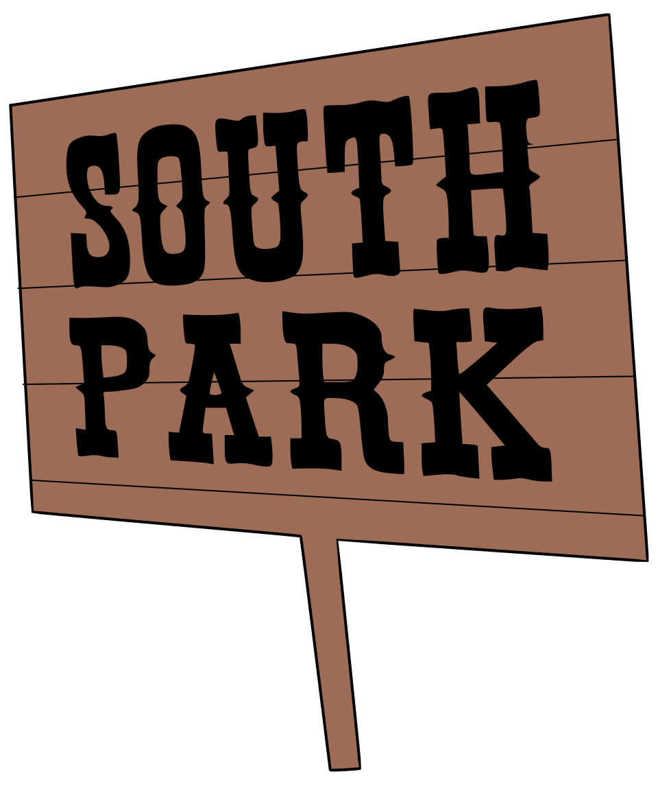 South Park logo sign