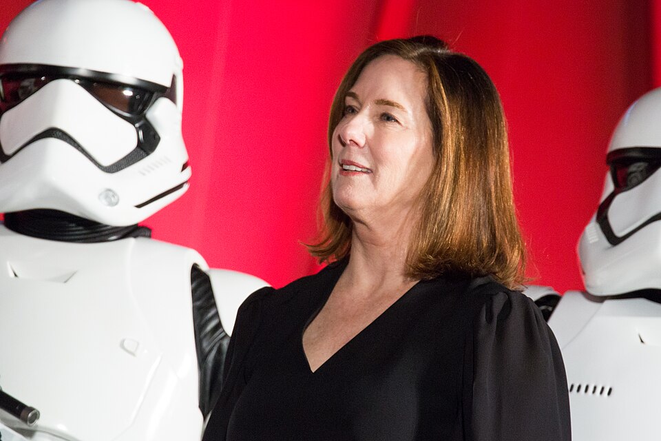 Kathleen Kennedy on the red carpet at the Star Wars The Last Jedi Japan premiere
