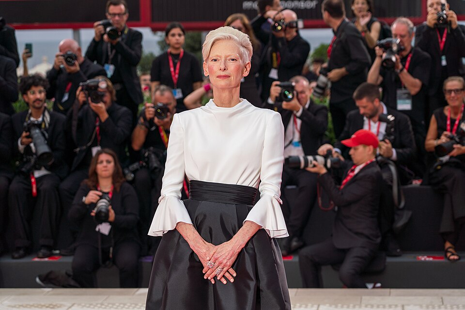 Tilda Swinton at the 82nd Venice Film Festival, 2025