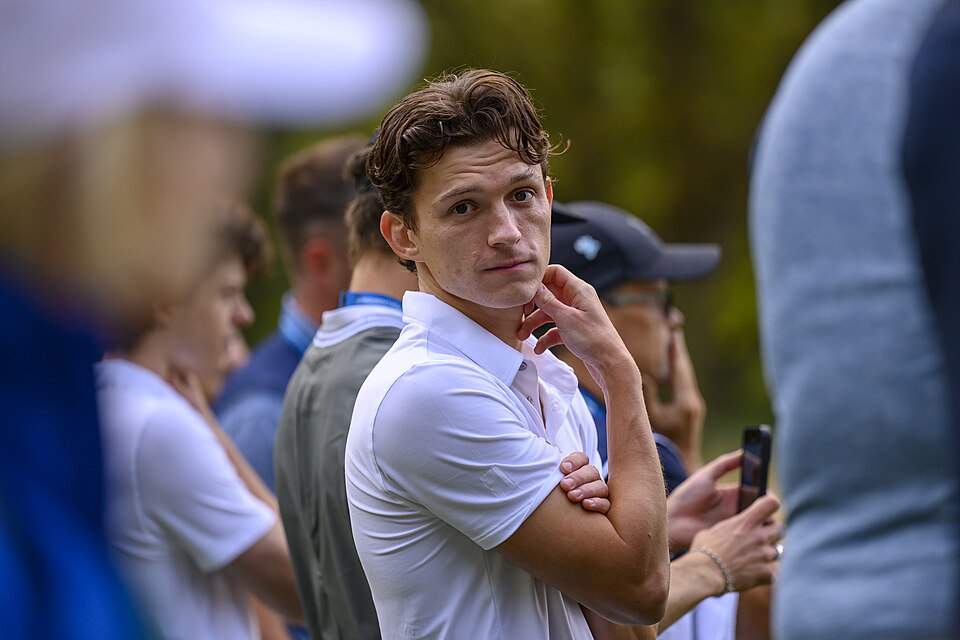 Tom Holland at the BMW PGA Championship Pro-Am at Wentworth Golf Club, September 2023