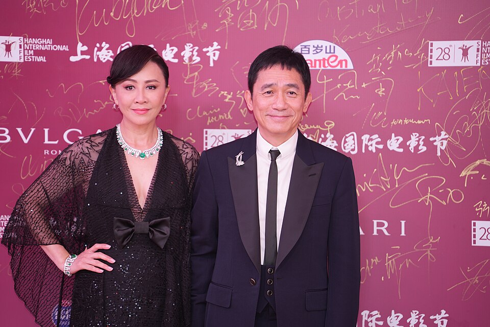 Tony Leung Chiu-wai and Carina Lau at the 2026 Shanghai International Film Festival closing ceremony red carpet