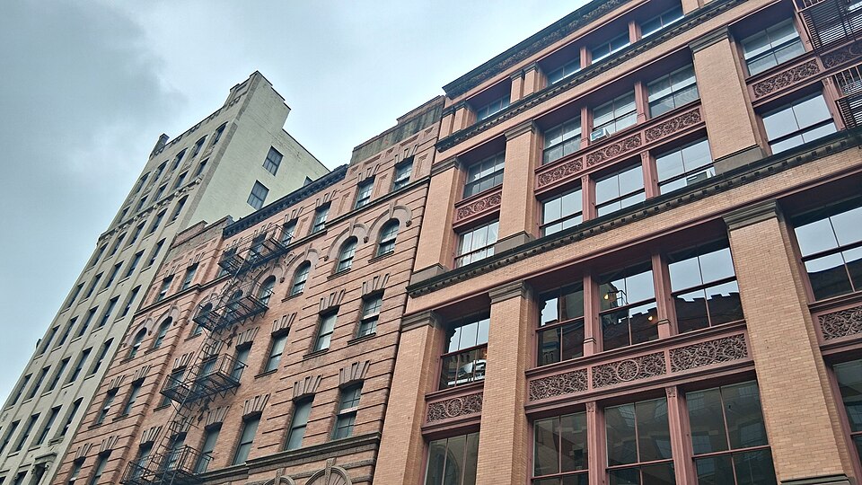Tribeca neighborhood in lower Manhattan, April 2026