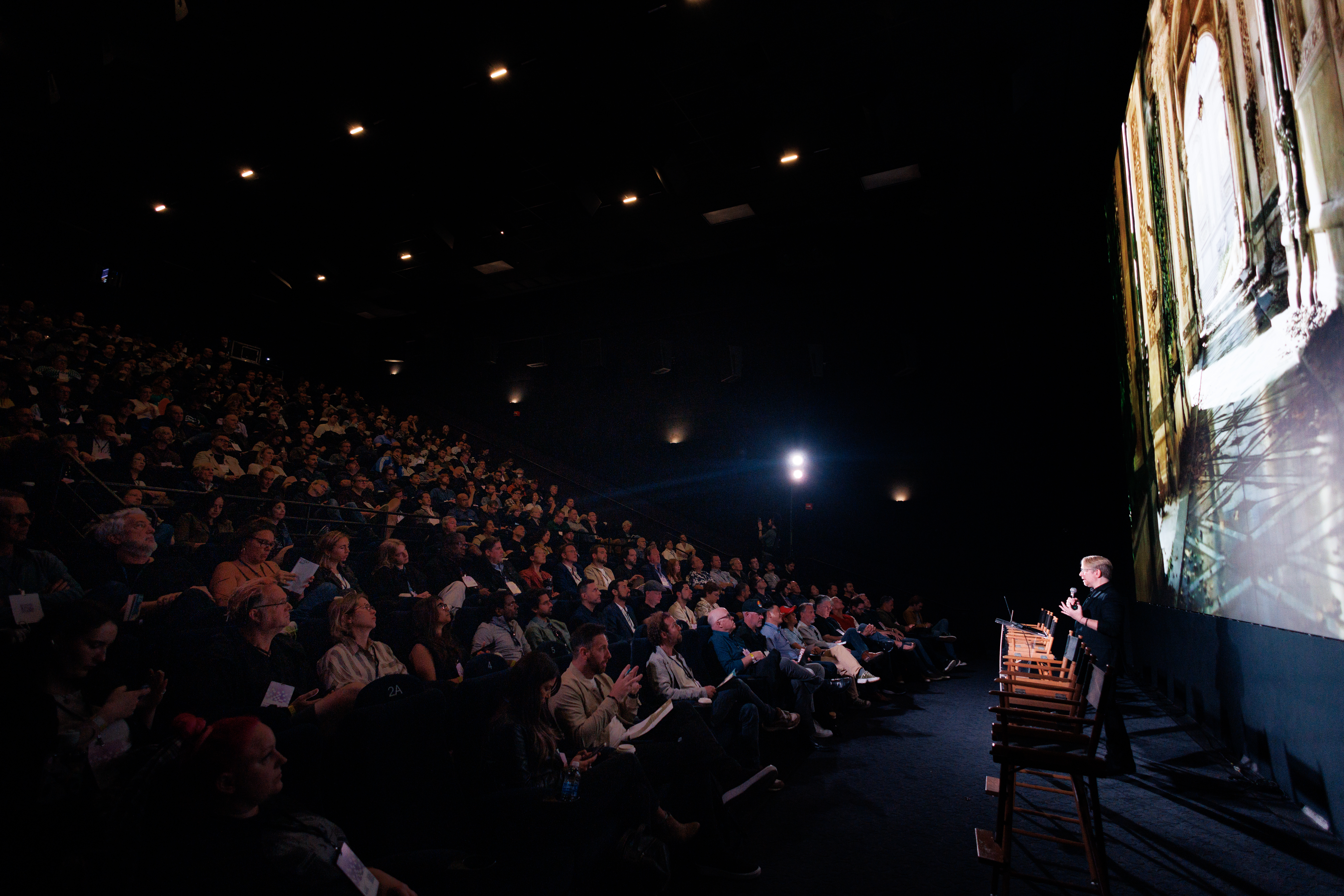 Packed audience at AI on the Lot 2025 conference in Culver City