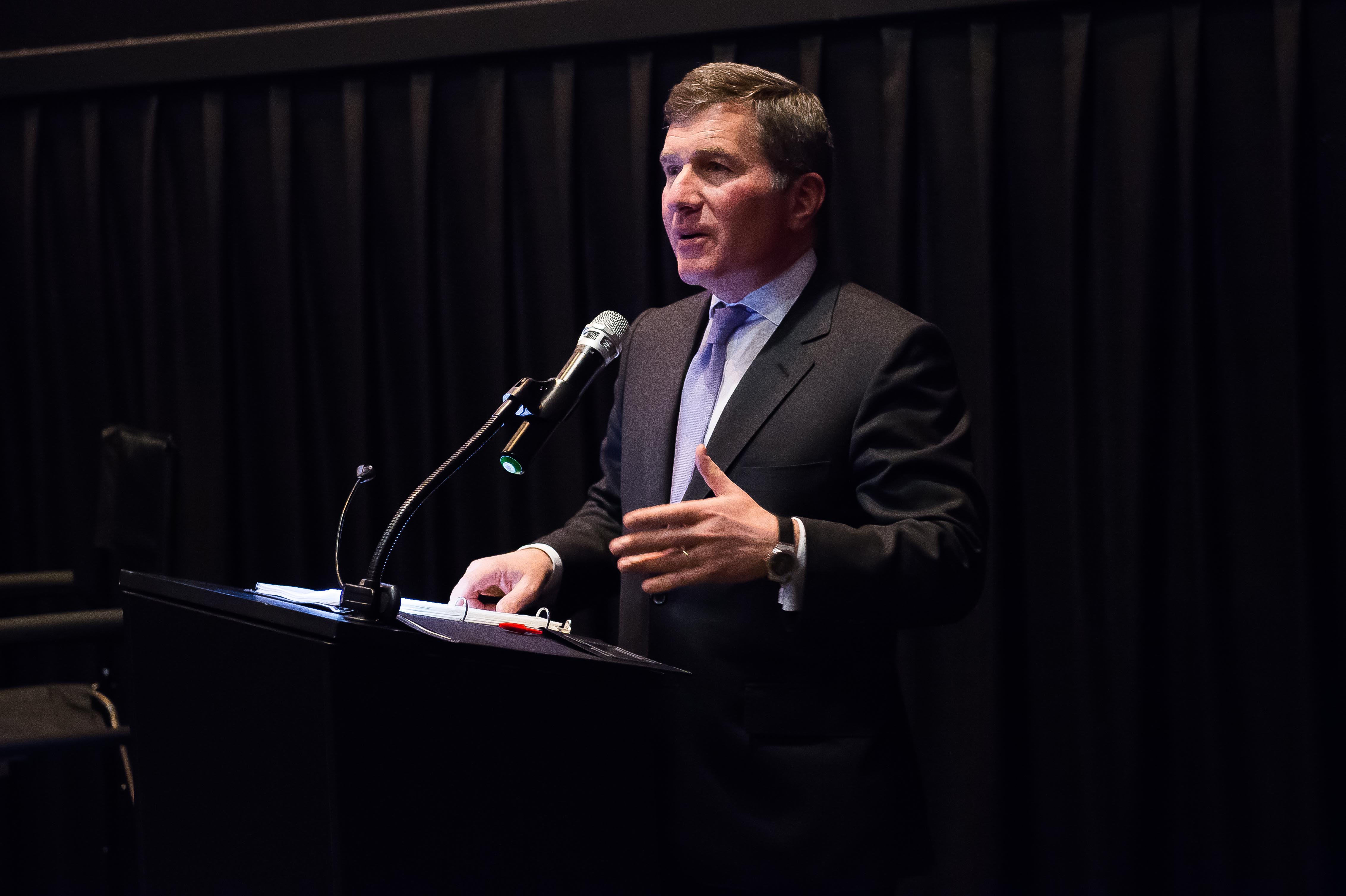Charles Rivkin speaking at an industry event