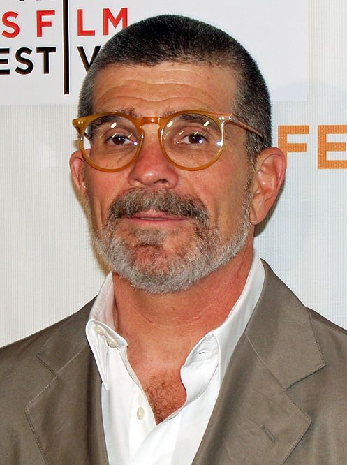 Playwright David Mamet photographed at a public event
