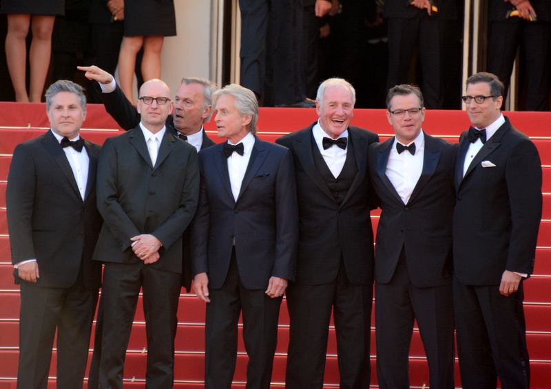 Michael Douglas as Liberace at the Cannes Film Festival 2013 premiere of Behind the Candelabra