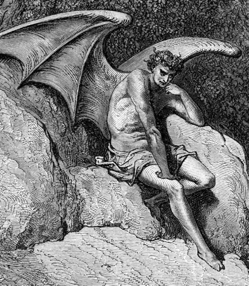 Satan expelled from Heaven, illustration by Gustave Doré for Paradise Lost
