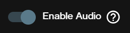 Enable Audio toggle in the WAN 3.0 image to video form, switched on