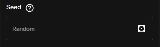 Seed input field for Nano Banana Pro 2 image-to-image with Random default value and a randomize button