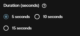 Seedance 2.0 image to video duration options showing 5, 10, and 15 seconds