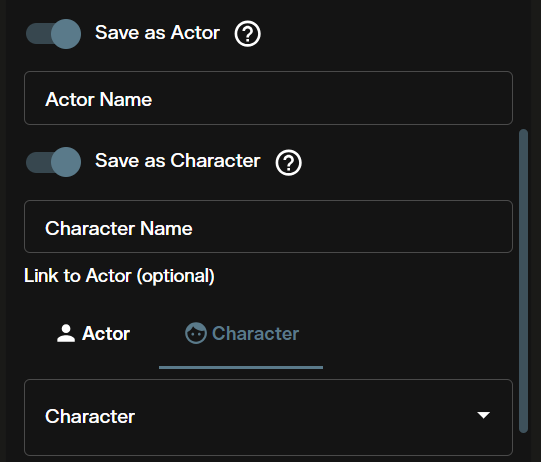 Save as Actor and Save as Character options displayed after Seedream 5.0 Pro text to image generation