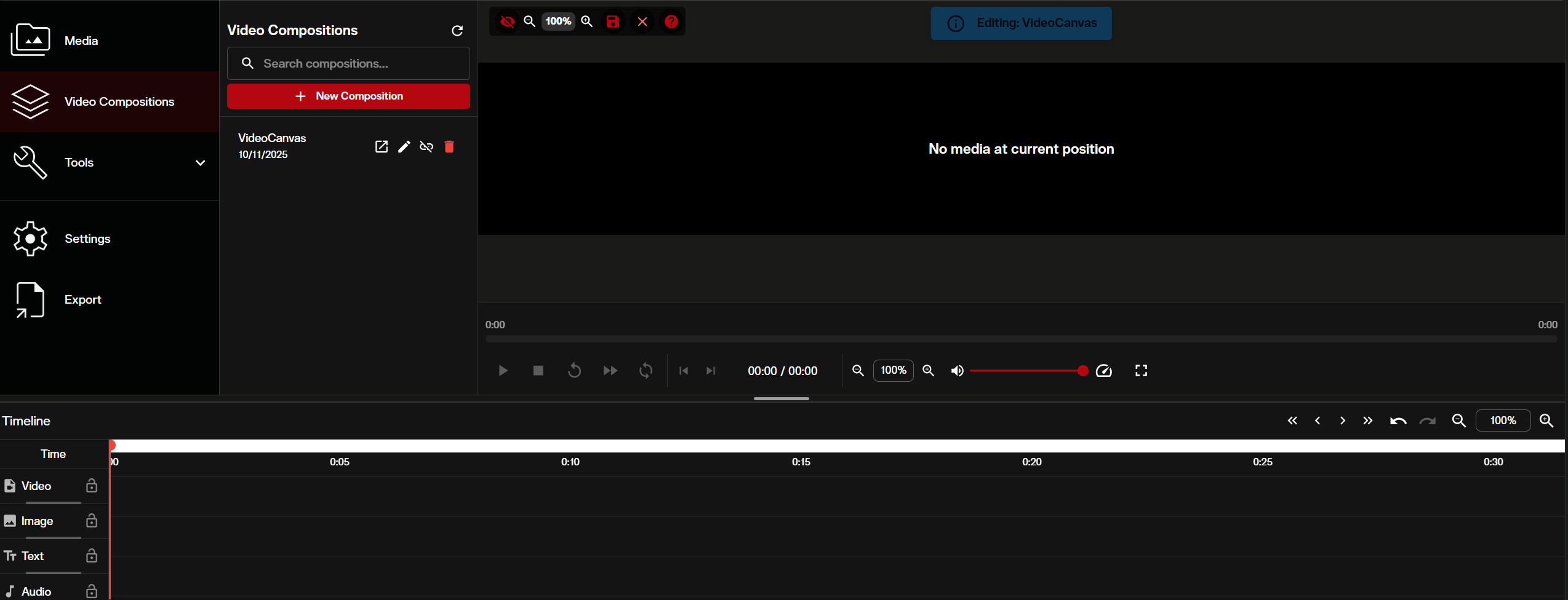 Professional video editing interface with AI tools